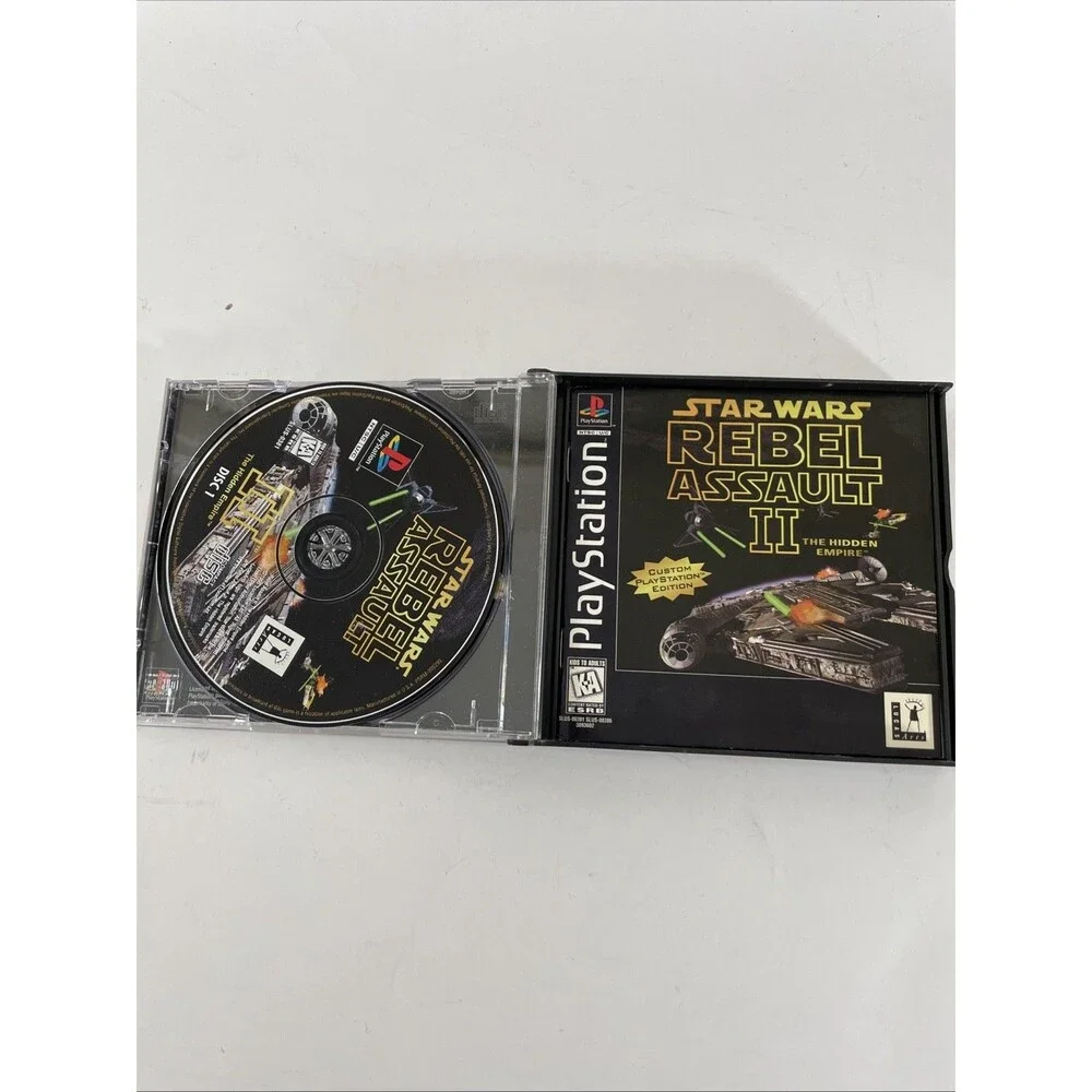 Star Wars: Rebel Assault II 2 (PlayStation 1 PS1) CIB Complete - Untested